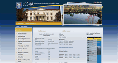 Desktop Screenshot of obec-lesna.cz